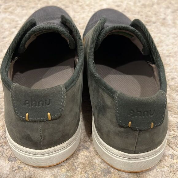 AHNU Mens Leather Slip On Loafers Tennis Shoes
Sz US 8.5 Blue Green - Picture 2 of 9